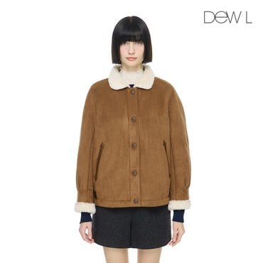 듀엘 [신세계센텀][듀엘] 시어링 스웨이드 무스탕 CA_D244PSG759