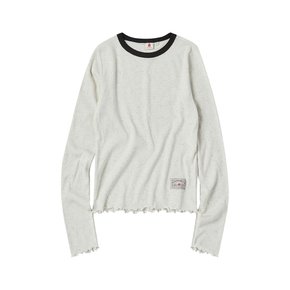 W LAYERED T-SHIRT [WHITE]