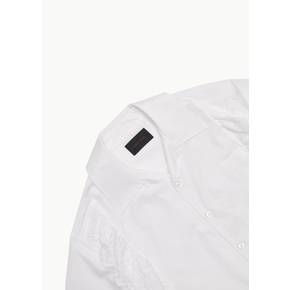 시몬로샤 26SS Pillowcase Trim Shirt, White