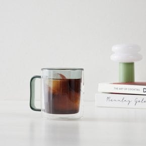 투톤 더블월 손잡이잔 310ml 그레이 J70N901334300