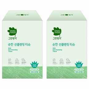 순한 선클렌징 티슈 30매입 2개