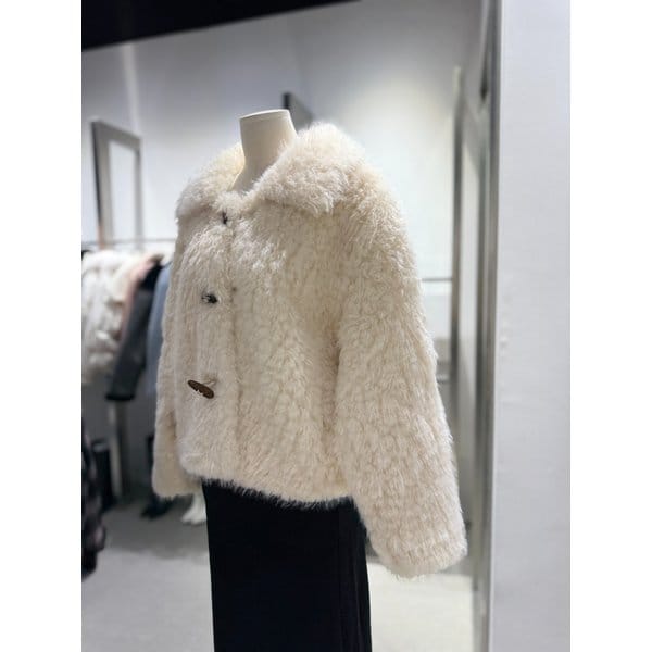 [여주점] 토굴 버튼 페이크퍼 자켓ES1EM204