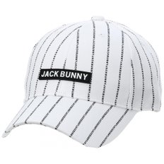 잭 버니[] 유니섹스 캡 (라인 로고 무늬 크기 조정 가능)  골프 모자  262-4187106 030화이트 FR