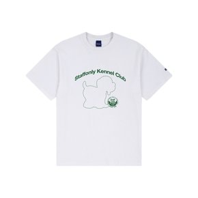 DOGGY TEE (WHITE/GREEN)