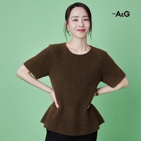 26F/W 울블렌드 페플럼 니트 3종