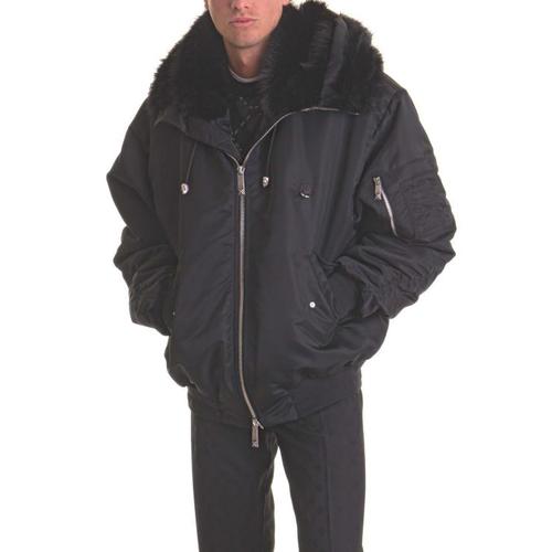 존 리치몬드 자켓 RMA25018GBBLACK