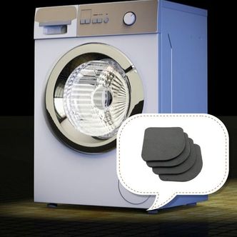 제이큐 세탁기 패드 수평 단차 높이 받침대 냉장고 소음 진동 X ( 4매입 )