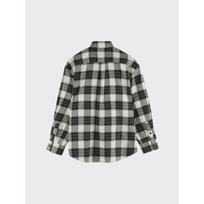 BIG CHECK SHIRT_BLACK