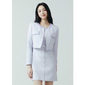 [24 S/S] 텍스쳐 블록 칼라리스 트위드 자켓 ITO3WJK630