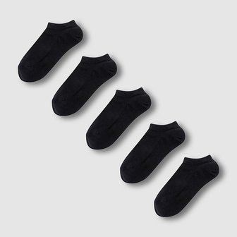 JAJU 여 코튼 스니커즈 삭스 5족 J146903101099