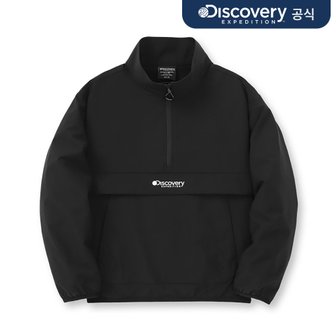 디스커버리키즈 키즈 우븐 트레이닝 하이넥 아노락 (BLACK)