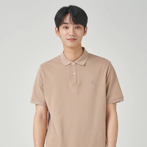 23SS [ESSENTIAL] Unisex 베이직 피케 티셔츠 - 베이지(BC3242E01A)