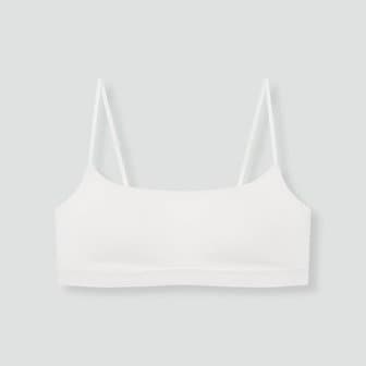 JAJU 여 코튼 립 아웃밴드 크롭브라 J40N901015001