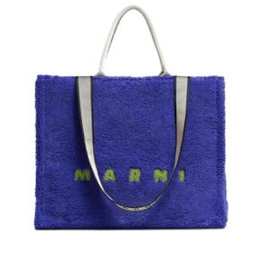 24 FW Marni 테리 클로스 로고 토트 백 SHMQ0053Q0P5441 TP429596260