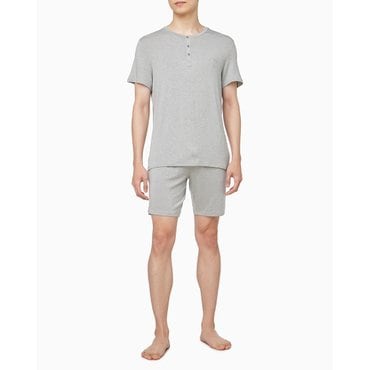Calvin Klein Underwear 25SS 남성 울트라 소프트 모달 슬립 반팔 쇼츠 세트(NM2803-NM2824-P7A)