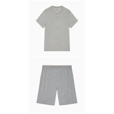 25SS 남성 울트라 소프트 모달 슬립 반팔 쇼츠 세트(NM2803-NM2824-P7A)