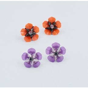 Spangle Flower Colorful Earrings 스팽글 플라워 컬러풀 귀걸이