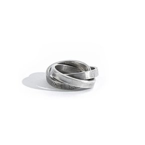 SEWN SWEN SILVER TRIPLE RING