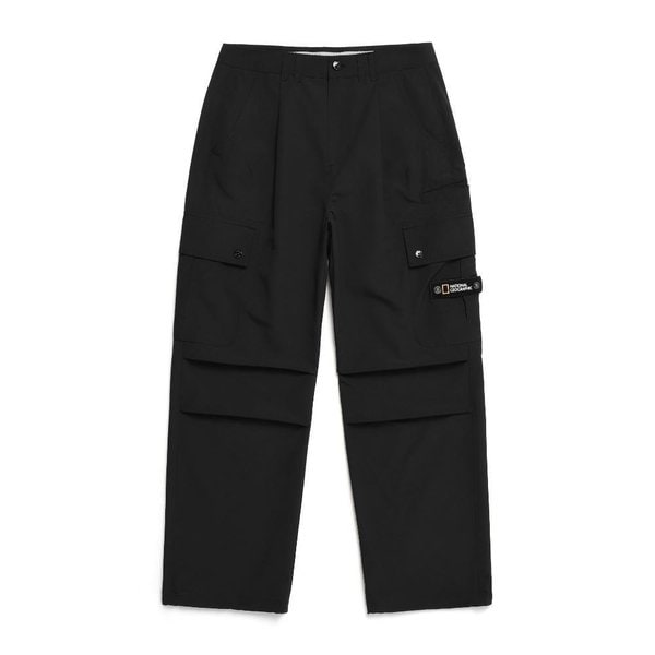 [여주점] N241WPT070 여성 아나스 볼륨 와이드 카고 팬츠 카본블랙