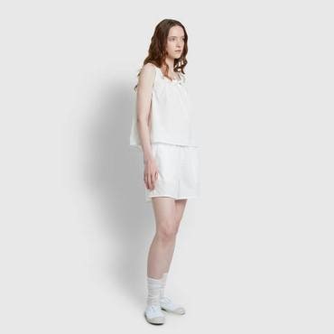 JAJU 25 S/S   여 60수 코튼 셔링 3부 파자마 팬츠  J205202026