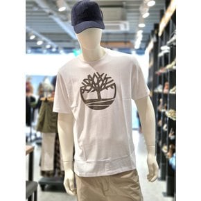 [여주점] [여주점] 남여공용 카모 트리 반팔 티셔츠 화이트 (A2Q5Q 100)