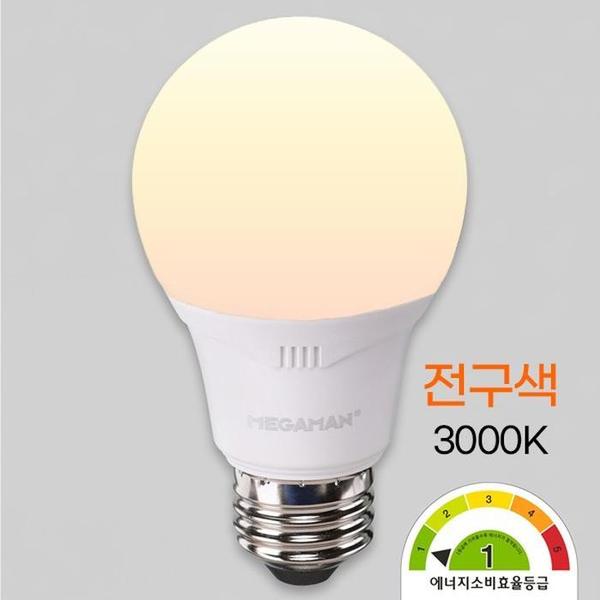 벌브 LED 1등급 MEGA 8W 전구 KS A60(1)