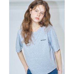 M심볼 크롭 박시 티셔츠_MC3STN3