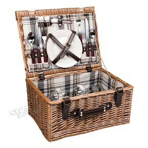 베드포드 우븐 피크닉바구니 2인용 POTTERY BARN BEDFORD WOVEN PICNIC BASKET