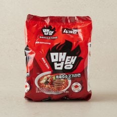 삼양 맵탱흑후추소고기라면 110g*4개