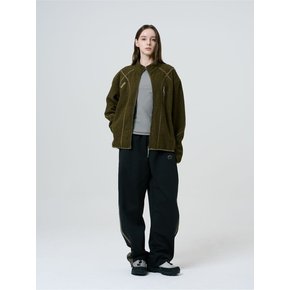 UNISEX 스트레이트 저지 팬츠_블랙