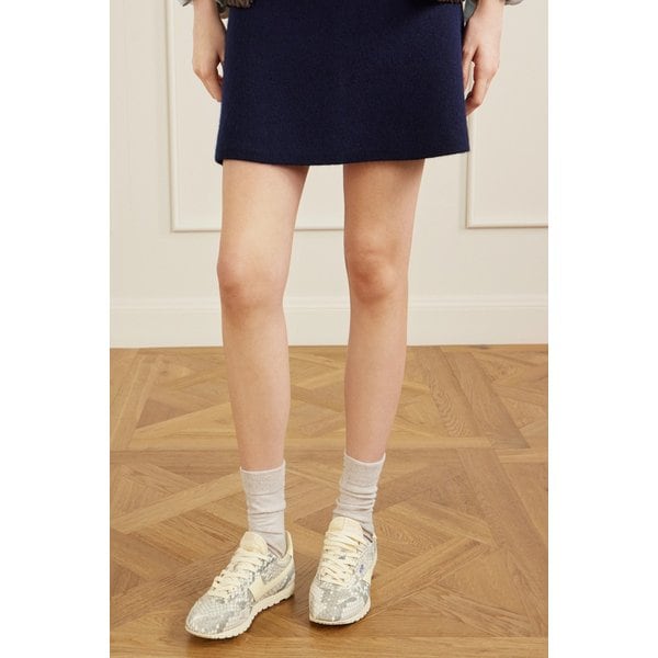 오트리 윈드스핀 스네이크 스웨이드 스니커즈 46376663162980765