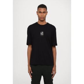 Armani Exchange 아르마니 익스체인지 기본 티셔츠 - 검정색 7181959