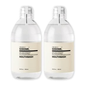 쏘두위 비건 오일풀링 마우스워시 500ml X 2개