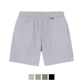 Thin Taslan Pocket Zipper Half Pants (Black,Light Grey,Light Khaki,Beige) [LSRMCPH305M]