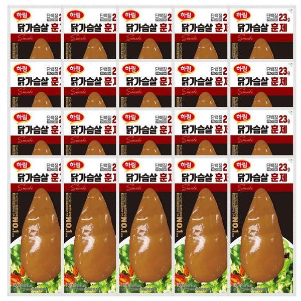 확대된 대표 하림 닭가슴살 훈제 100g  x  20봉(1)