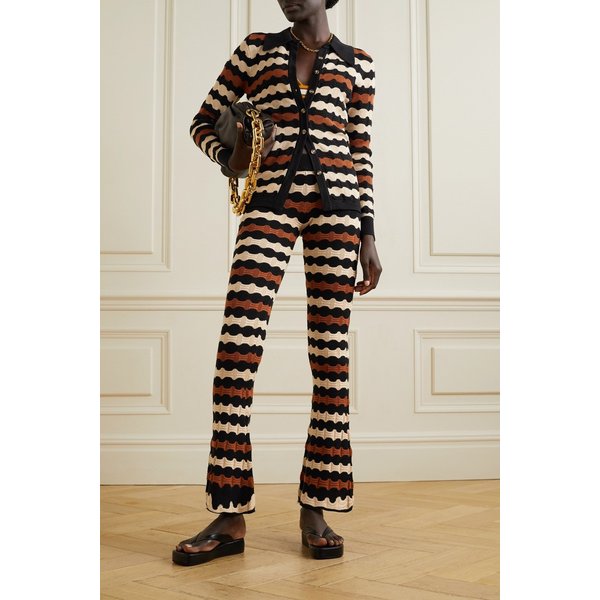 Marvin Striped Jacquard-knit Shirt 블랙 15546005221928322