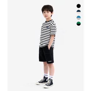 [본사][세트상품]스트라이프 반팔티 + 저지 쇼츠 세트 (4color)