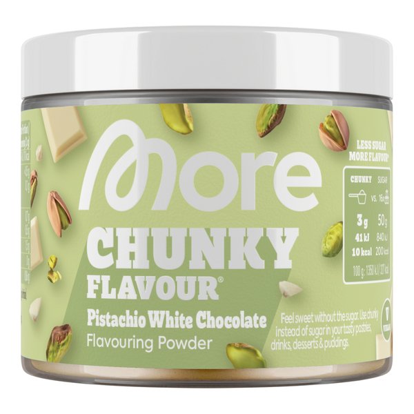 [해외직배송] More 모어 청키 플레이버 화이트 피스타치오 파우더 90g