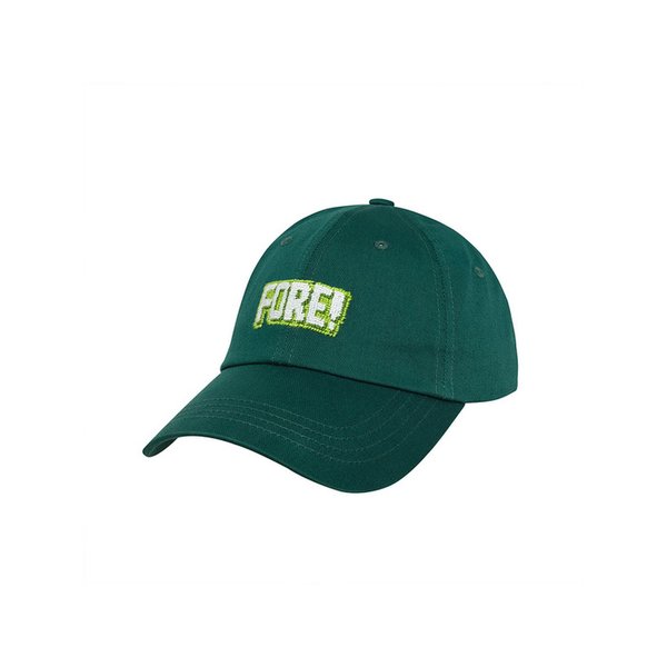 FORE NEEDLEPOINT HAT - GREEN