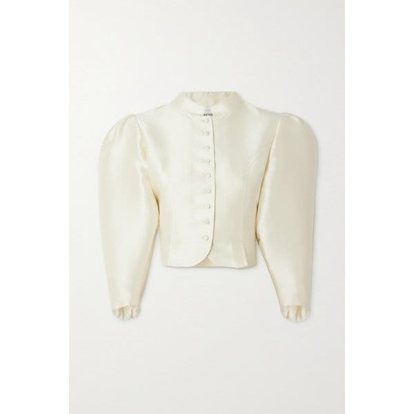 데스트리 아모아코 크롭 파유 재킷 화이트 1647597329216191