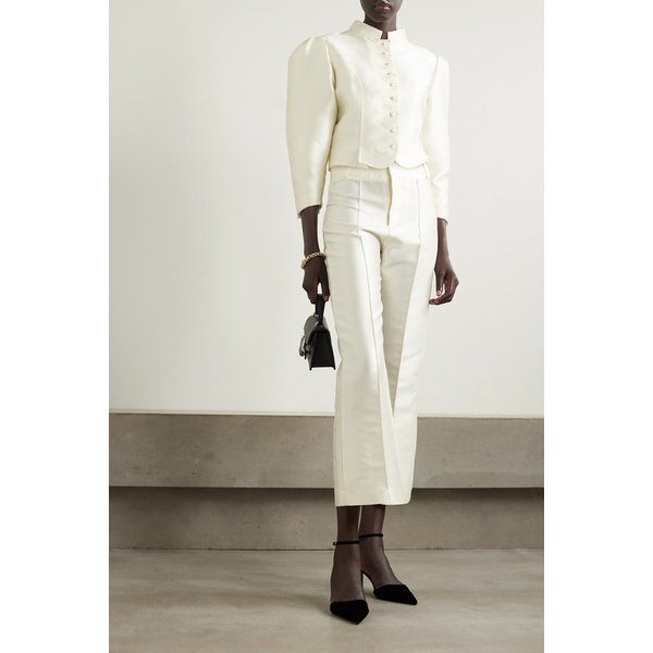 데스트리 아모아코 크롭 파유 재킷 화이트 1647597329216191