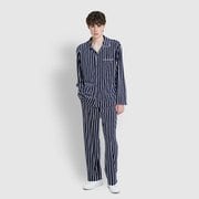 남 밍크 플리스 플랫 카라 파자마 세트 J215401117058