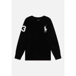 키즈 폴로 랄프로렌 빅 PONY 코튼 저지 LONG-SLEEVE 티 티셔츠 - 롱 슬리브 탑 - 블랙 9531099