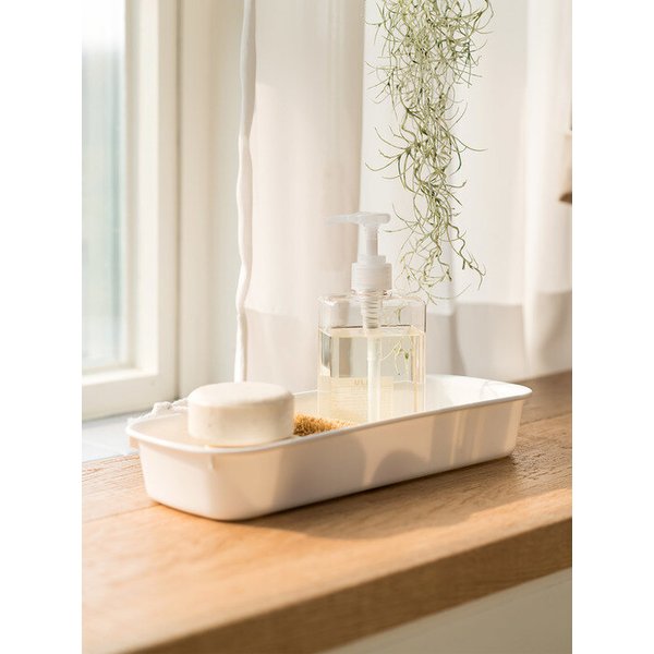 화이트 세제수납통