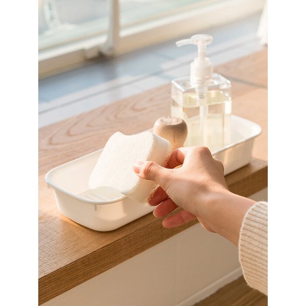 화이트 세제수납통