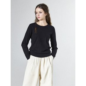 Cozy Knitted Top (BLACK)