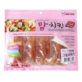 강아지 맘쿡 그릴 꽈배기 300g 1P 반려견 육포 간식