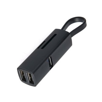 BITRO 3포트 USB 멀티허브 카드리더기 / SD TF mSD