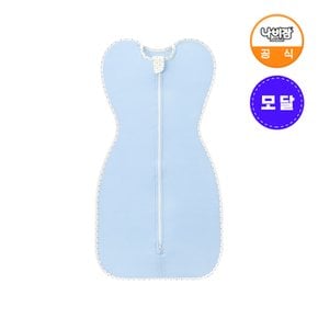 신생아 속싸개 모달 밀크스카이S 1개 / 출산선물 / 스와들 / 양방향지퍼 / 국내생산