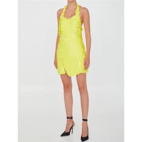 Allium mini dress  Womens Dress 227WCA140_H118_GIALLO Yellow